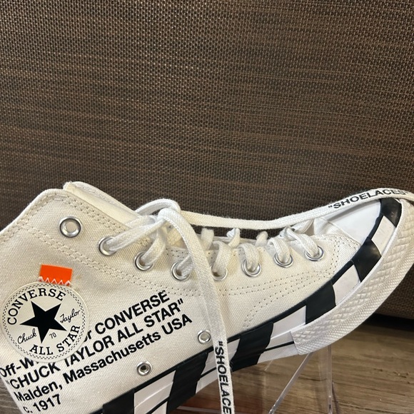 Off-White Converse Chuck Taylor All-Star 70 Hi White 163862C - Picture 9 of 14